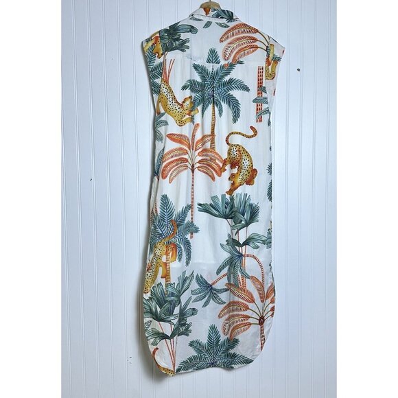 Maeve x Anthropologie The Lillian cap-sleeve button-front midi dress Medium - Picture 12 of 15